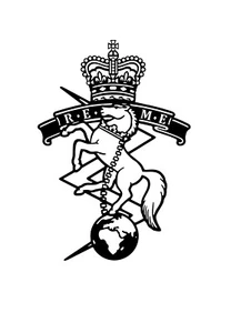 REME Mützenabzeichen Metall Wandbild, Rohstahl, Britische Armee, Arte Et Marte, - Bild 1 von 3