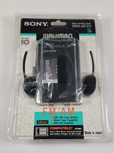 Sony Walkman WM-AF23 Cassette Player AM/FM Tuner 10th Anniversary Made in Japan - Picture 1 of 17