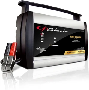 Schumacher SC1358 10A/3A Fully Automatic Battery Charger & Maintainer - Picture 1 of 12