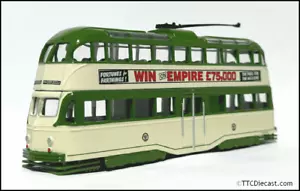 Corgi 43505 English Electric Balloon Tram - Blackpool Corporation - Post War - Foto 1 di 7