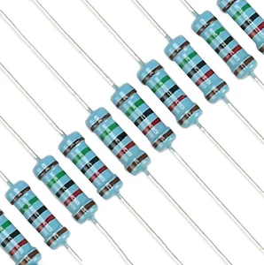 ‌Juego electrónico a granel completo de resistencias metálicas de 1 W serie E24 ±1 % 0,1 Ω-2,2 MΩ‌ - Imagen 1 de 5