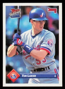 1993 Donruss Tim Laker #440 Baseball Rookie Montreal Expos RC - Picture 1 of 2