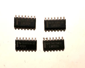 LM324 LP Quad Operational Amplifiers SOIC-14 SMD Texas Ins genuine part x4 pcs - Picture 1 of 1