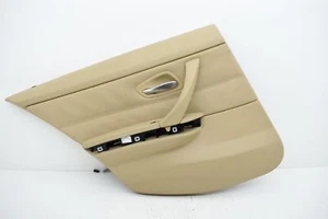 2007 BMW E90 328I Rear LEFT DRIVER Interior Door Card Cover Trim Beige OEM KW23 - Picture 1 of 8