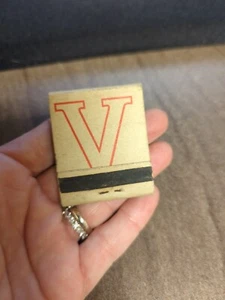 WW2 WWII Homefront V For Victory War Bond Loan Community Fund Matchbook  - Picture 1 of 5