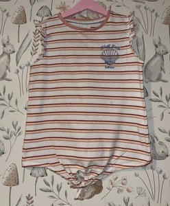 Girls Age 10-11 Years - Fat Face Summer Top - Picture 1 of 2