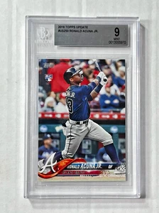 Ronald Acuna Jr 2018 Topps Update Flagship RC #US250! BGS POSTFRISCH 9! MUT! - Bild 1 von 2