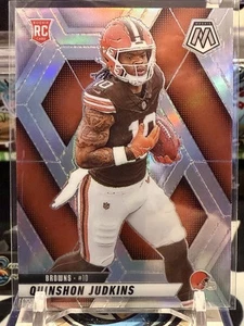 Panini Mosaic Quinshon Judkins Silver Prizm #365 Cleveland Browns RC TZ 2025 - Imagen 1 de 2