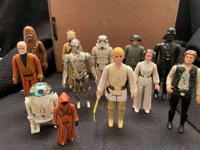 Star Wars Vintage 1977 First 12 Original Kenner Action Figure Lot Luke Leia READ - Image 1 of 4