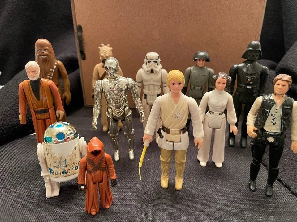 Star Wars Vintage 1977 First 12 Original Kenner Action Figure Lot Luke Leia READ - Image 1 of 4