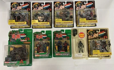 GI JOE vs Cobra Spy Troops Hasbro  ALLEY, NEO,  & COBRA VIPER 8-pack Bundle MOC - Image 1 of 4