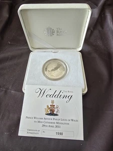 2011 VEREINIGTES KÖNIGREICH SILBERMÜNZE THE ROYAL WEDDING STERLING SILVER COIN - Bild 1 von 6