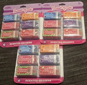 Cra-Z-Art Sweet Treats My Jam Scented Erasers Lot of 3 Non-Toxic Latex-Free - Picture 1 of 5