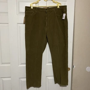 Cremieux Mens Straight Corbin Premium Denim Corduroy Pants (Brown) 46/30 - Picture 1 of 6