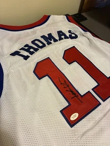 Isiah Thomas Pistons Signed Mitchell & Ness 1988-1989 Hardwood Classic Jersey - Picture 1 of 9