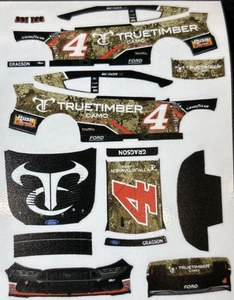 Custom 2025 Noah Gragson #4 TrueTimber 1/64 Scale NASCAR Peel & Stick Decals - Picture 1 of 1