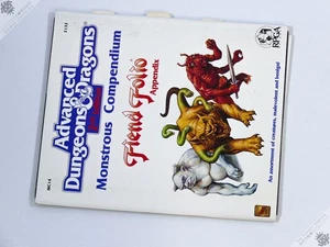 MONSTROUS COMPENDIUM FIEND FOLIO APPENDIX AD&D SUPPLEMENT VINTAGE TSR MC14 2132 - Picture 1 of 1