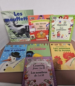 Lot Of 7 French Language Children’s Books Boy Girl Unisex Pictures! *Read - Imagen 1 de 6