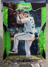 Trevor Williams 2019 Prizm Lime Green Donut Prizm /199 #42 Pittsburgh Pirates 