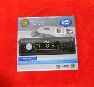 Pyle AM/FM USB Bluetooth In-Dash Marine Digital Media Receiver - Picture 1 of 3