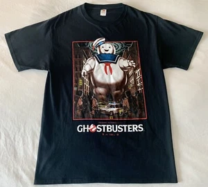 Camiseta Cazafantasmas Hombre Talla M Negra Stay Puft Marshmallow Hombre Camiseta Manga Corta - Imagen 1 de 13