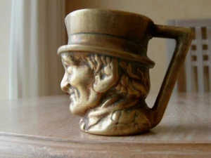 Vintage Miniature Brass Toby Jug - Picture 1 of 5