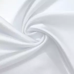 Charmeuse Satin Fabric Stretch | 58" Wide | Silky, Bridal Fabric By Yard White - Picture 1 of 3
