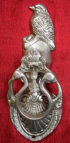 Brass Sparrow Door Bell Ring Dove Pigeon Bird Design Handmade Door Knocker RU73 Cover