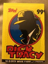 1990 Dick Tracy Movie Trading Card Pack “Arresting Lips Manlis” #28 Showing Back