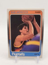 🏀BLAIR RASMUSSEN 1988 Fleer #36 Denver Nuggets  Vintage Basketball Card