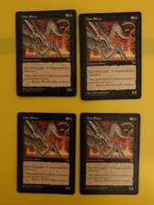 MTG Card. Clot Sliver playset. Tempest Played. 4 cards