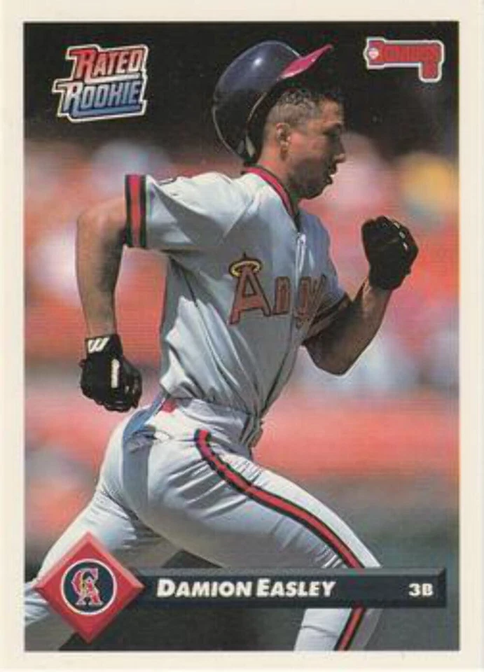 #457 Damion Easley - California Angels - 1993 Donruss Baseball - Image 1 of 1