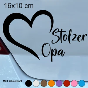 Autoaufkleber Stolzer Opa A0506 - Bild 1 von 2