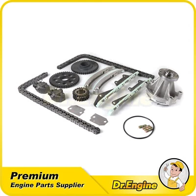 Kit de cadena de distribución bomba de agua apto para 96-00 Ford Crown Victoria Lincoln Mercury 4,6 L Foto 1 de 4