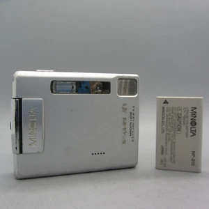 Minolta Dimage Xt 3.2MP Compact Digital Camera Silver Tested - Picture 1 of 8