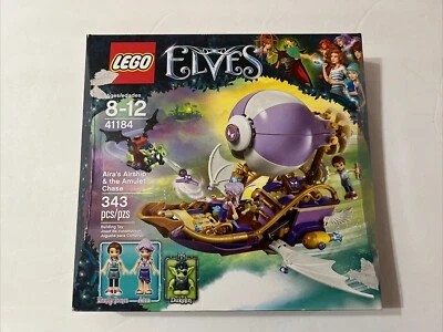 CONJUNTO LEGO 41184 ELVES AIRA'S AIRSHIP & THE AMULET CHASE 2017 APOSENTADO Novo em folha - Imagem 1 de 3