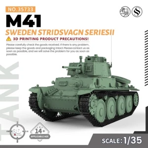 SSMODEL SS35733 1/35 Kit Modelo Militar Suecia Stridsvagn M41 Serie II GUERRA WoT - Imagen 1 de 9