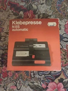 KLEBEPRESSE N8S Automatic 16mm per  Incollare Pellicola + in Omaggio Una Piccola - Foto 1 di 16