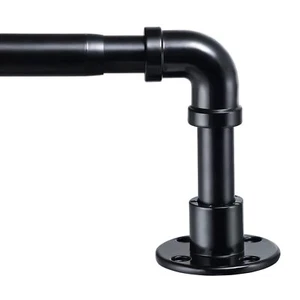 Tringle à rideau industrielle extensible 81-180cm Tringle à rideau réglable N... - Foto 1 di 6
