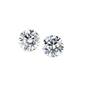 AAA Quality Moissanite DEF Gemstone lab Created Faceted 0.70mm Round 1CaratStone - Picture 1 of 24