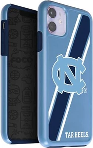 FOCO NCAA North Carolina Tarheels Dual Hybrid Case for iPhone 11 & XR (6.1") - Picture 1 of 1