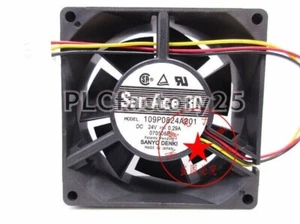 Sanyo 109P0824A201 8032 24V 0.29A 80mm double ball inverter chassis cooling fan - Picture 1 of 3