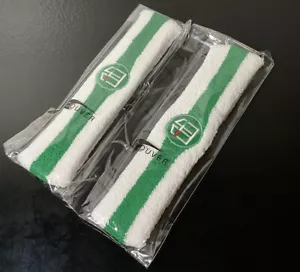 Paquete de 2 diadema para sudor de tela de terry estilo tenis de primera calidad unisex - Imagen 1 de 3