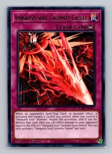 Vanquish Soul Calamity Caesar WISU-EN027 Rare Yugioh TCG Wild Survivors - Picture 1 of 2