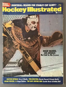 Hockey Illustrated May 1975 NHL Rogie Vachon cover Parent Howe Hull - Picture 1 of 3
