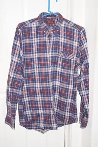 CAMICIA VINTAGE LEVI'S MANICA LUNGA FLANELLA COTONE PLAID ARTICOLO MEDIO #3 - Foto 1 di 4