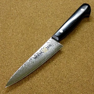Japanese SETO ISEYA-G Kitchen Petty Utility Knife 4.7" VG-10 Damascus SEKI JAPAN - Picture 1 of 10