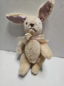 Jointed 6" Tiny Bunny Rabbit Stuffed Animal Plush Toy Beige Lawton Doll Company - Picture 1 of 10