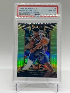 Deandre Ayton 2018-19 Panini Select #2 Neon Green /75 PSA 10. Population 8! - Picture 1 of 2