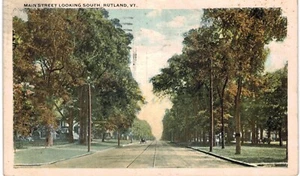 Rutland Main Street South 1922 VT - Foto 1 di 2